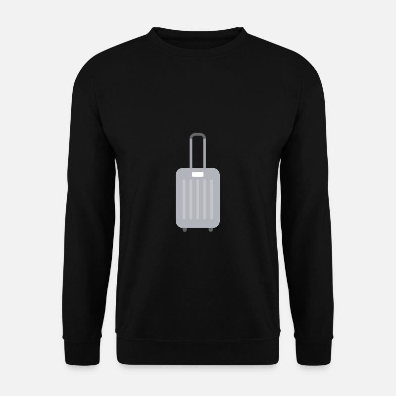 Koffer Tasche Gepäck - Unisex Pullover - Schwarz