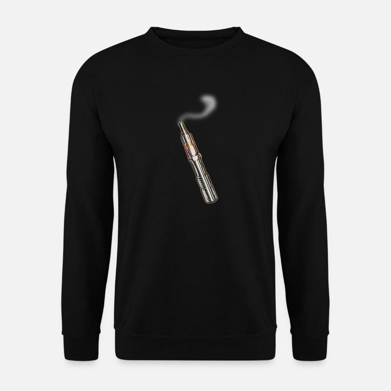 E-Zigarette-mit Rauch - Unisex Pullover - Schwarz