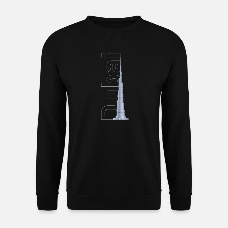 Dubai Skyline – Burj Khalifa - Unisex Sweatshirt - black