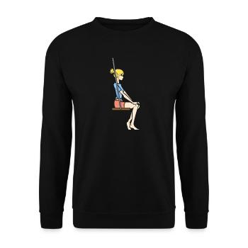 Physique Physicien Professeur de sciences Drôle de dicton - Sweat-shirt Unisexe - noir - Devant - Alina (178cm) & Michal (187cm)