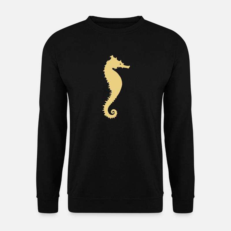 Seepferdchen - Unisex Pullover - Schwarz