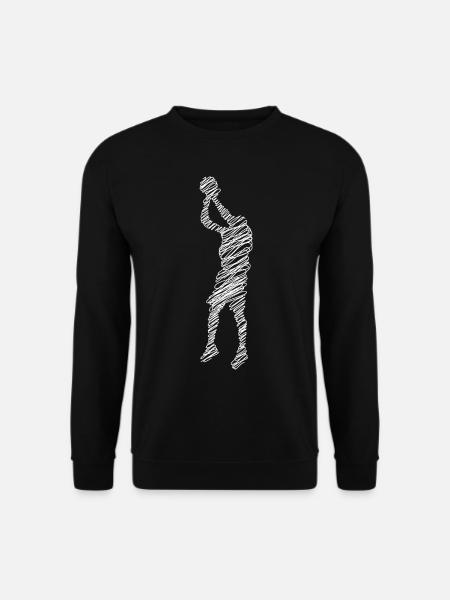Basketball Basketballer - Unisex Pullover - Schwarz