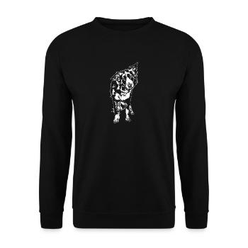 Border Collie Chien De Troupeau Chiens Chien Wilsigns - Sweat-shirt Unisexe - noir - Devant - Alina (178cm) & Michal (187cm)