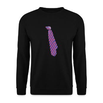 Cravate - Sweat-shirt Unisexe - noir - Devant - Alina (178cm) & Michal (187cm)