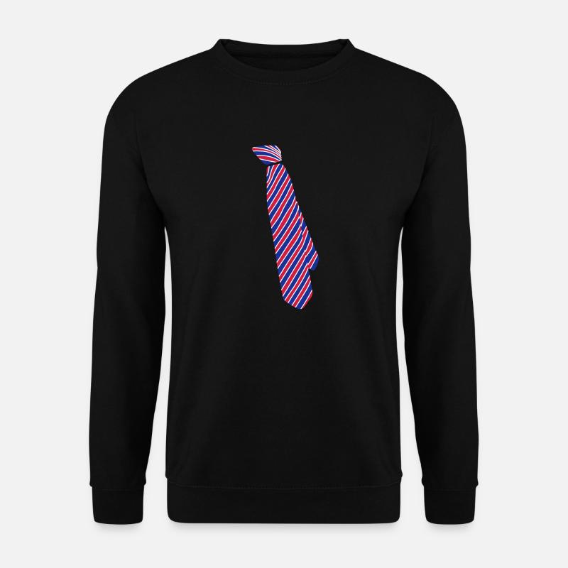 Krawatte - Unisex Pullover - Schwarz