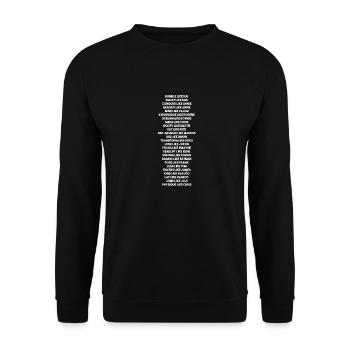 Bodybuilding - Unisex Pullover - Schwarz - Vorne - Alina (178cm) & Michal (187cm)