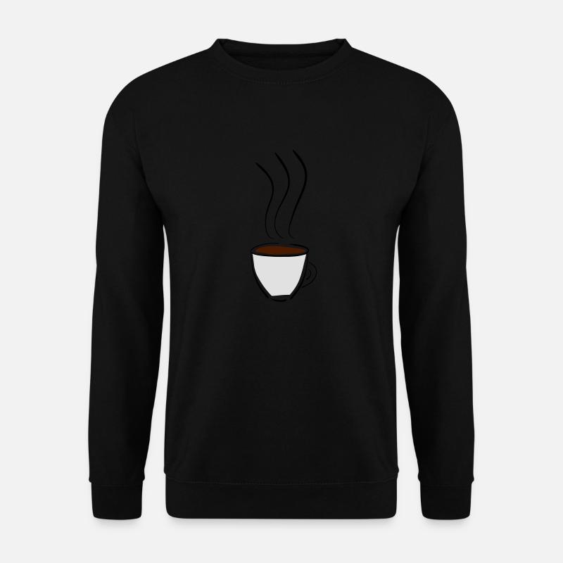 kaffee - Unisex Pullover - Schwarz