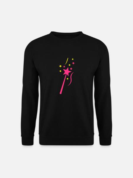 Zauberstab Zauberstab Zauberstab varita - Unisex Pullover - Schwarz