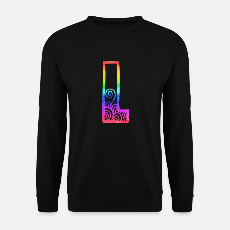 arc en ciel l - Sweat-shirt Unisexe - noir