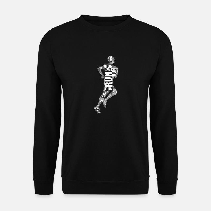 runner running - Unisex Sweatshirt - black