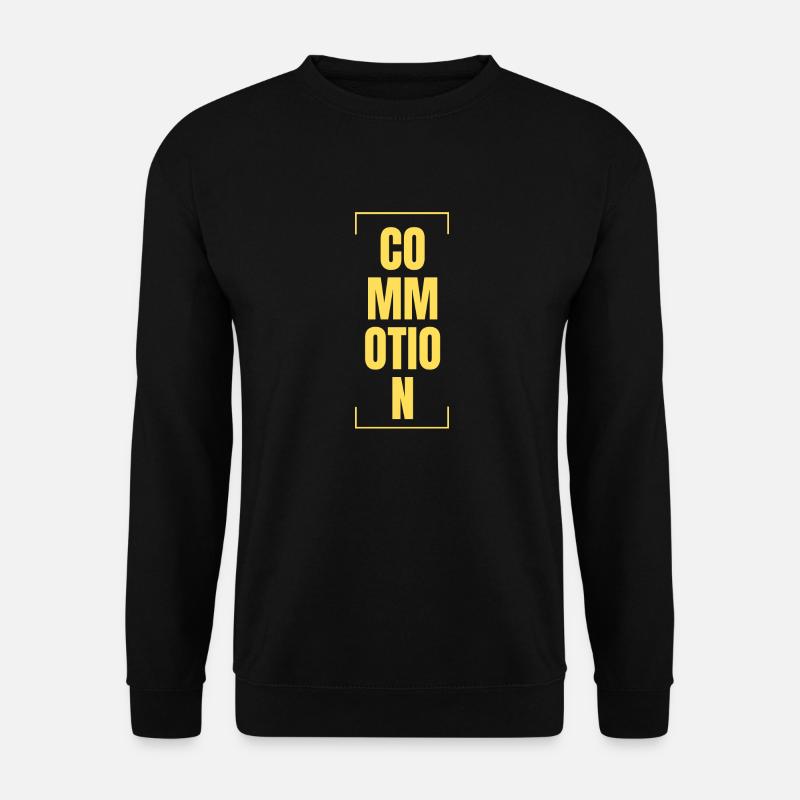 Commotion - Unisex Sweatshirt - black