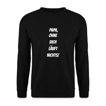 Nothing works without you! - Unisex Sweatshirt - black - Front - Alina (178cm) & Michal (187cm)