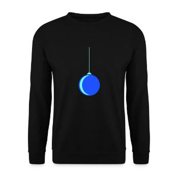 Boule de Noël 1 - Sweat-shirt Unisexe - noir - Devant - Alina (178cm) & Michal (187cm)