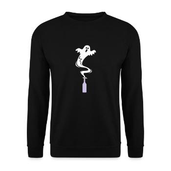 de bouteille - Sweat-shirt Unisexe - noir - Devant - Alina (178cm) & Michal (187cm)