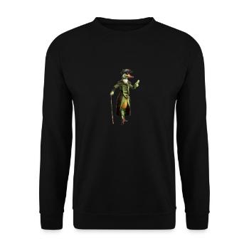 « Duckbarossa » l’horreur de toutes les mers - Sweat-shirt Unisexe - noir - Devant - Alina (178cm) & Michal (187cm)