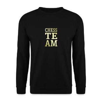 Chess Team - Unisex Sweatshirt - black - Front - Alina (178cm) & Michal (187cm)