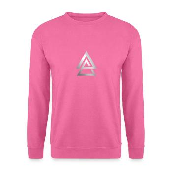JUSTE EN HAUT DE L’ARGENT - Sweat-shirt Unisexe - rose - Devant