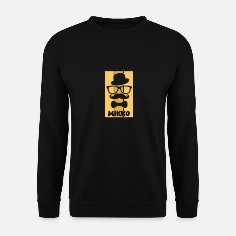 Vorname Mikko - Unisex Pullover - Schwarz