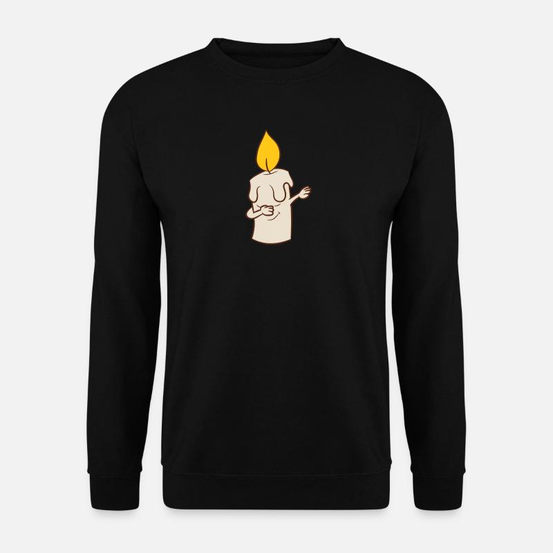 Candle - Dab, dabbing, dancing - Unisex Sweatshirt - black