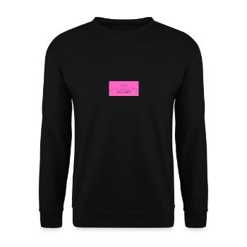 LOOVVVEEE - Unisex Pullover - Schwarz - Vorne - Alina (178cm) & Michal (187cm)