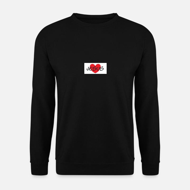 jesusherz - Unisex Pullover - Schwarz