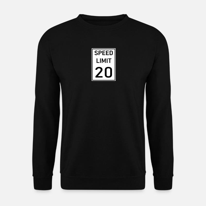 Spped-Grenzwert - Unisex Pullover - Schwarz