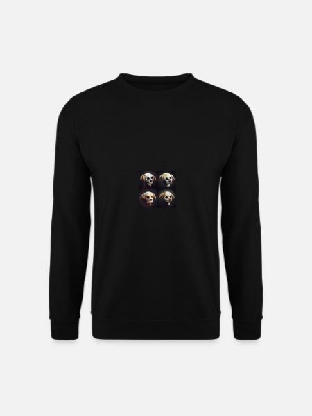 Dog Skull Skull Skull - Unisex Sweatshirt - black