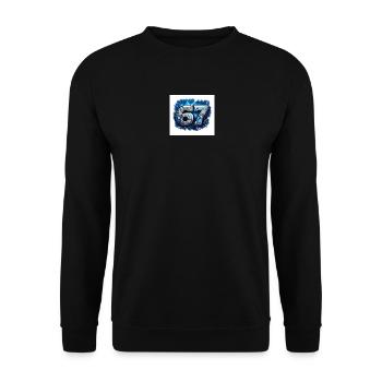 Neon Robo Numéro 67 - Sweat-shirt Unisexe - noir - Devant - Alina (178cm) & Michal (187cm)