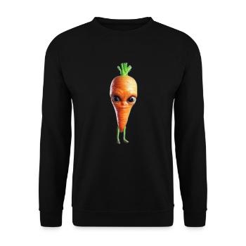 Carotte Effrayante - Sweat-shirt Unisexe - noir - Devant - Alina (178cm) & Michal (187cm)