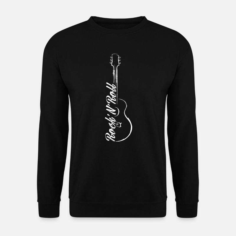 Rock n roll guitare - Sweat-shirt Unisexe - noir