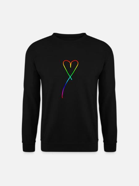 Pride heart - Unisex Sweatshirt - black
