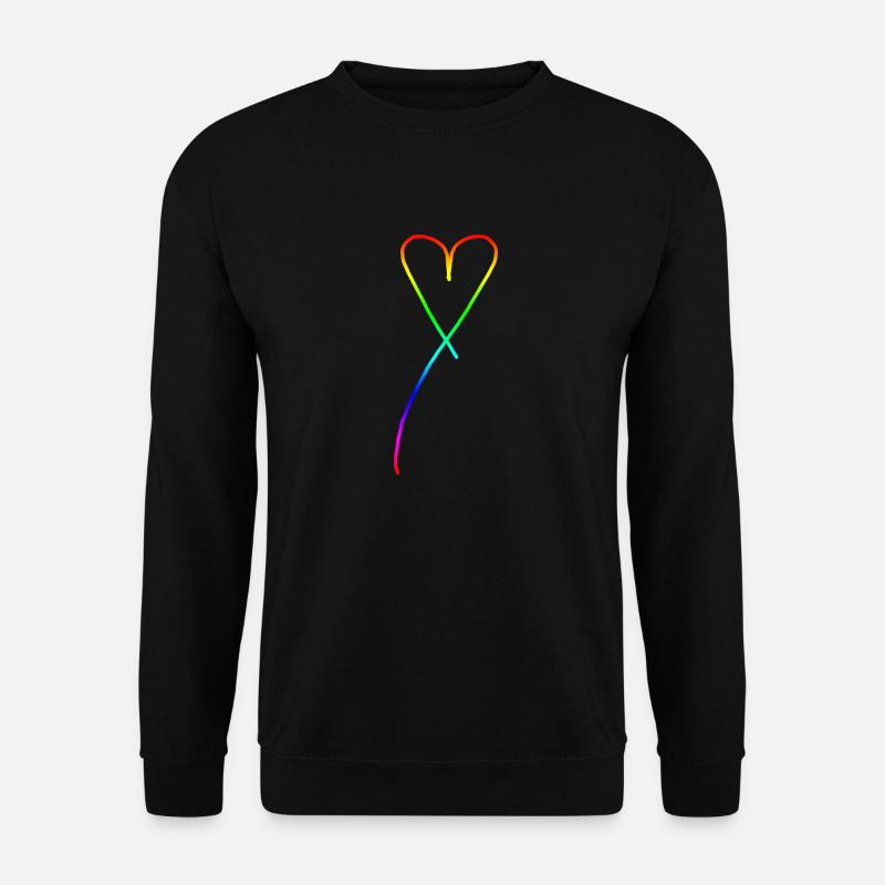 Pride heart - Unisex Sweatshirt - black