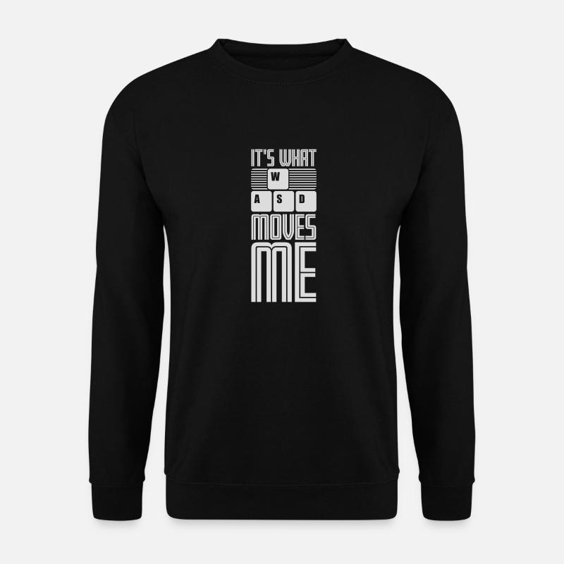 its what moves me - Unisex Sweatshirt - black
