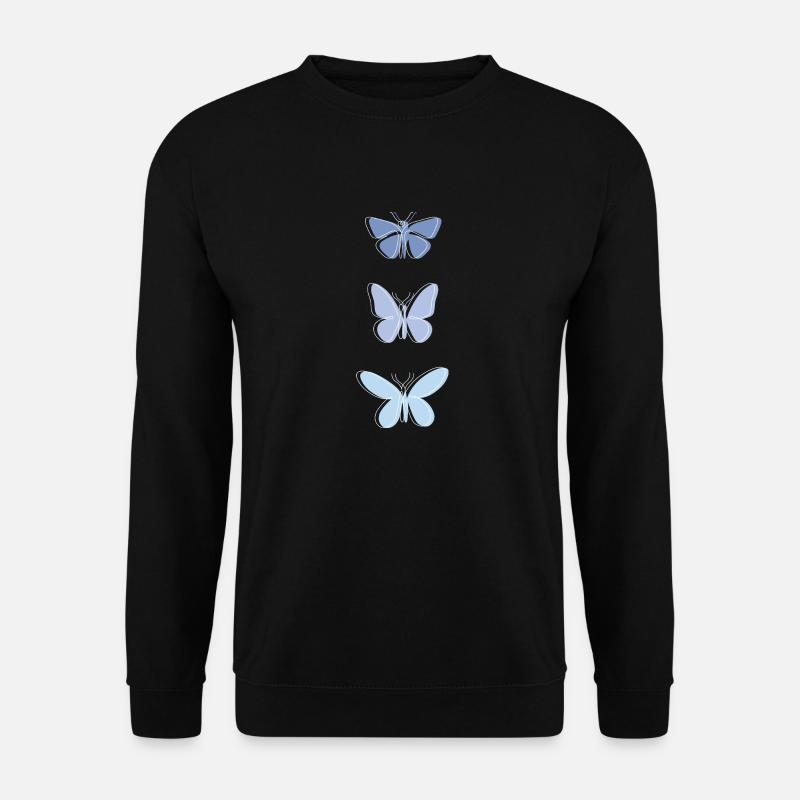 Beautiful Butterfly Design - Unisex Pullover - Schwarz