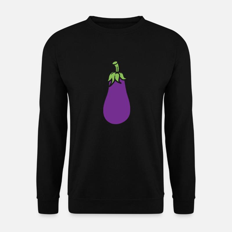 Aubergine - Unisex Pullover - Schwarz