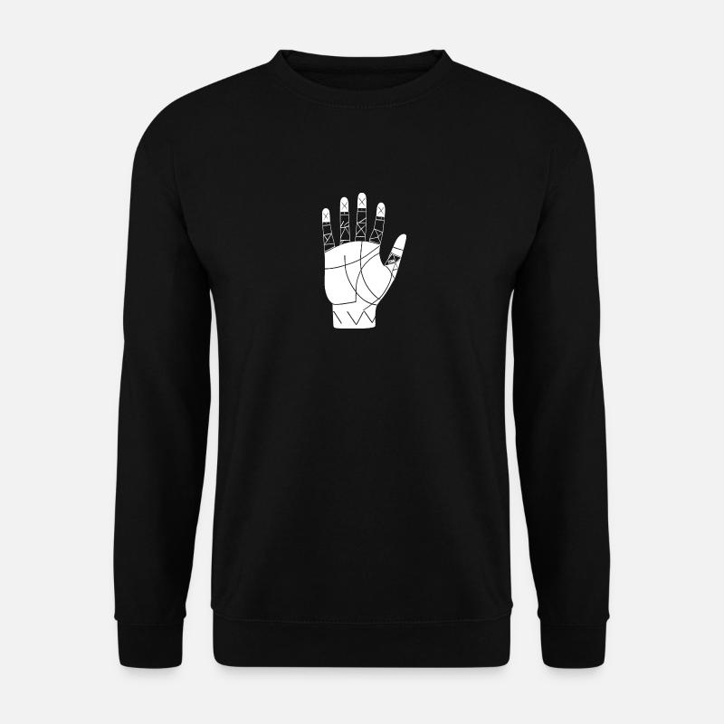 Cosmic Mirror Hand - Unisex Pullover - Schwarz