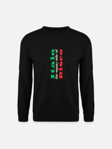Sunny Italo disco t shirt - Unisex Sweatshirt - black