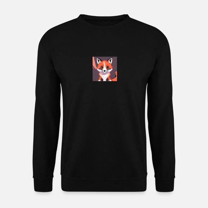 Fox - Unisex Sweatshirt - black