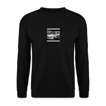 Auto Car USA Paint - Unisex Sweatshirt - black - Front - Alina (178cm) & Michal (187cm)