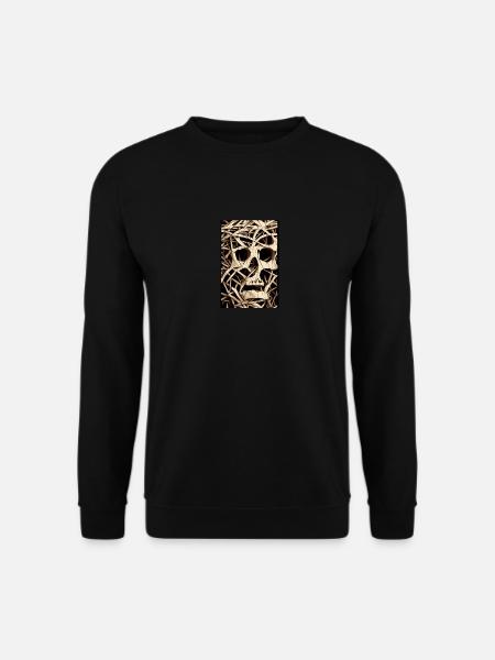 Skull Bone Artwork - Sweat-shirt Unisexe - noir