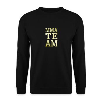 Mma Team - Unisex Pullover - Schwarz - Vorne - Alina (178cm) & Michal (187cm)