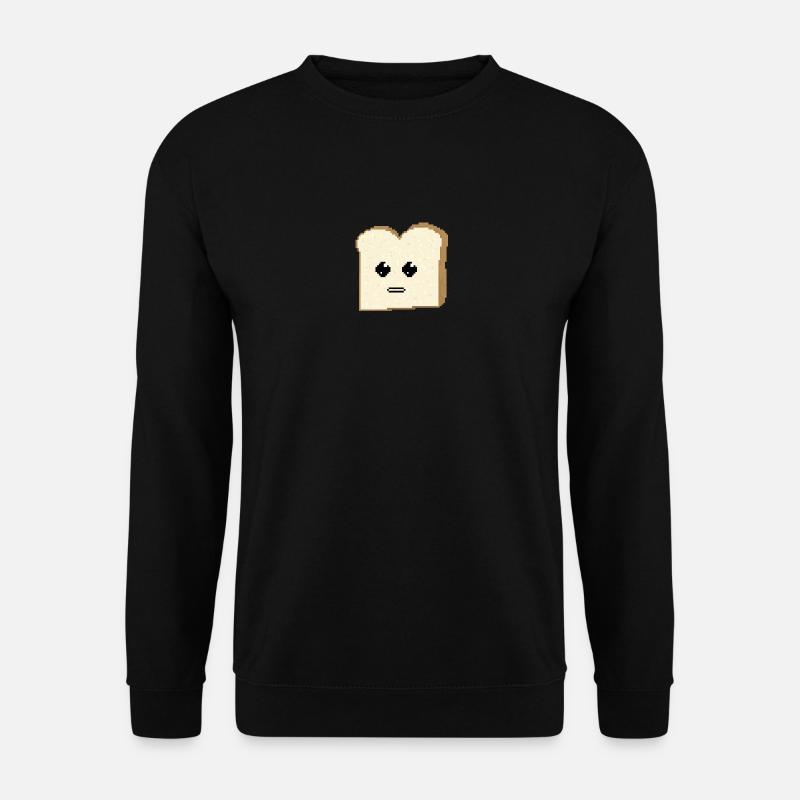 Toast mit Augen - Unisex Pullover - Schwarz