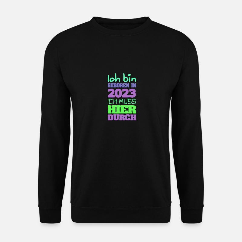 born in 2023 - Unisex Sweatshirt - black