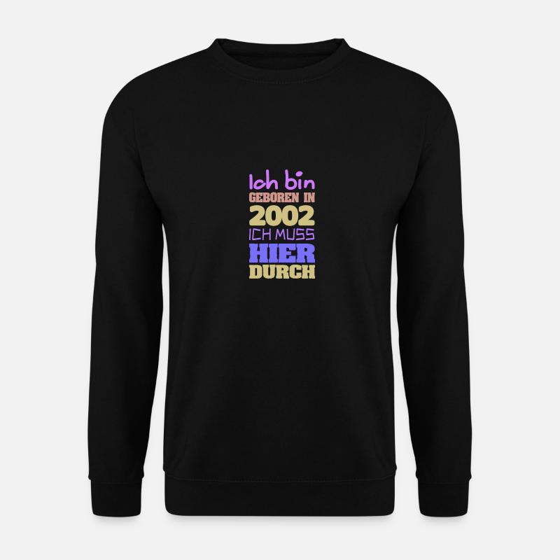 Bin 2002 - Unisex Pullover - Schwarz