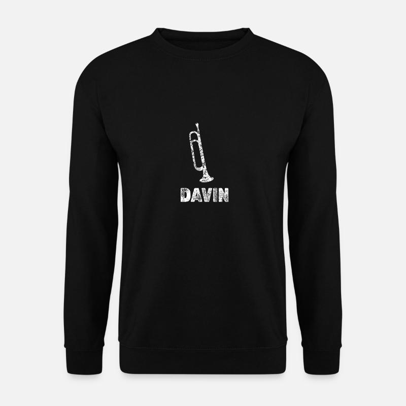Blasmusik Davin - Unisex Pullover - Schwarz