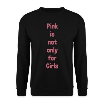 Gleichberechtigung Regenbogen Diversität Inklusion - Unisex Pullover - Schwarz - Vorne - Alina (178cm) & Michal (187cm)