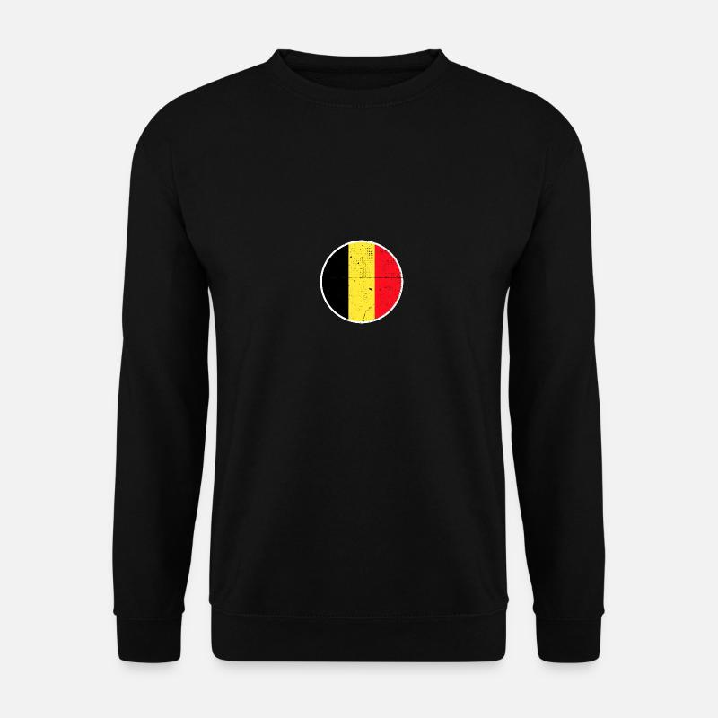 Belgium Belgium Belgian flag - Unisex Sweatshirt - black