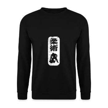 Brazilian Jiu-Jitsu BJJ - Unisex Pullover - Schwarz - Vorne - Alina (178cm) & Michal (187cm)