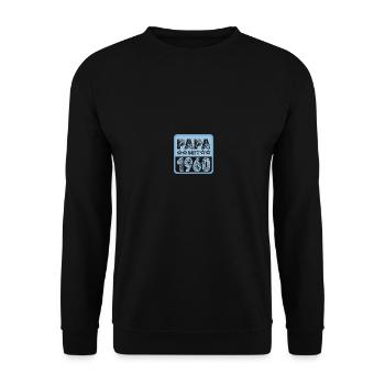 seit 1960 - Unisex Pullover - Schwarz - Vorne - Alina (178cm) & Michal (187cm)