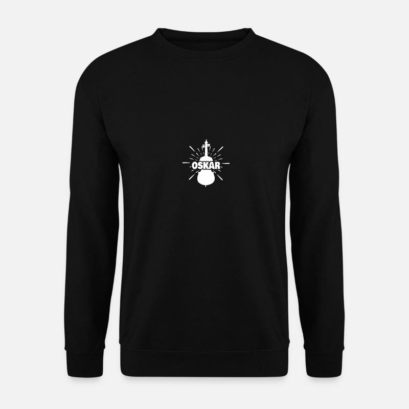 First name Oskar - Unisex Sweatshirt - black